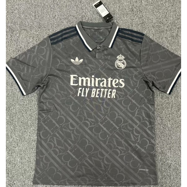 Tailandia Camiseta Real Madrid 3ª 2024/25 Gris